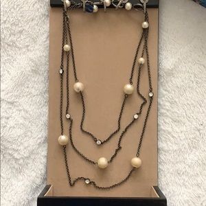 White House Black Market layered necklace